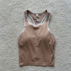 Lululemon Ebb To Street Cropped Racerback Tank